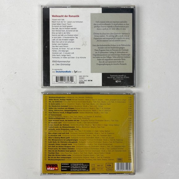 Oh du Frohliche Weihnacht Der Romantik German Christmas 3 CD Lot CSSR Philharmon - Picture 4 of 5